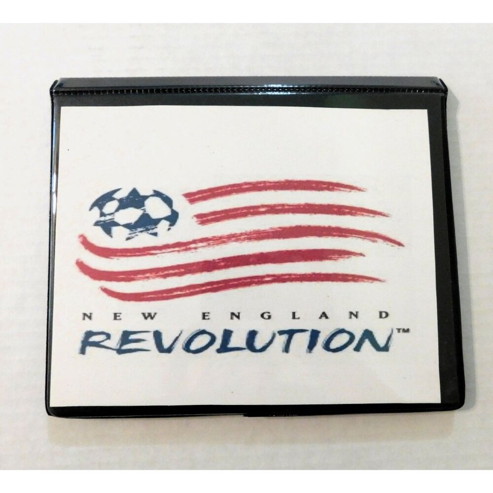 New England Revolution Soccer Team Trading Card Binder MLS 21 Cards 3 Signed